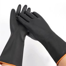 جوانتي مطاطي مبطن من POWER® بوزن 190 جم، مناسب لأعمال الخرسانة والبناء والصناعة، يوفر قبضة قوية ومقاومة عالية للتآكل والرطوبة، مطابق للمواصفات EN388 وEN374 وEN420.